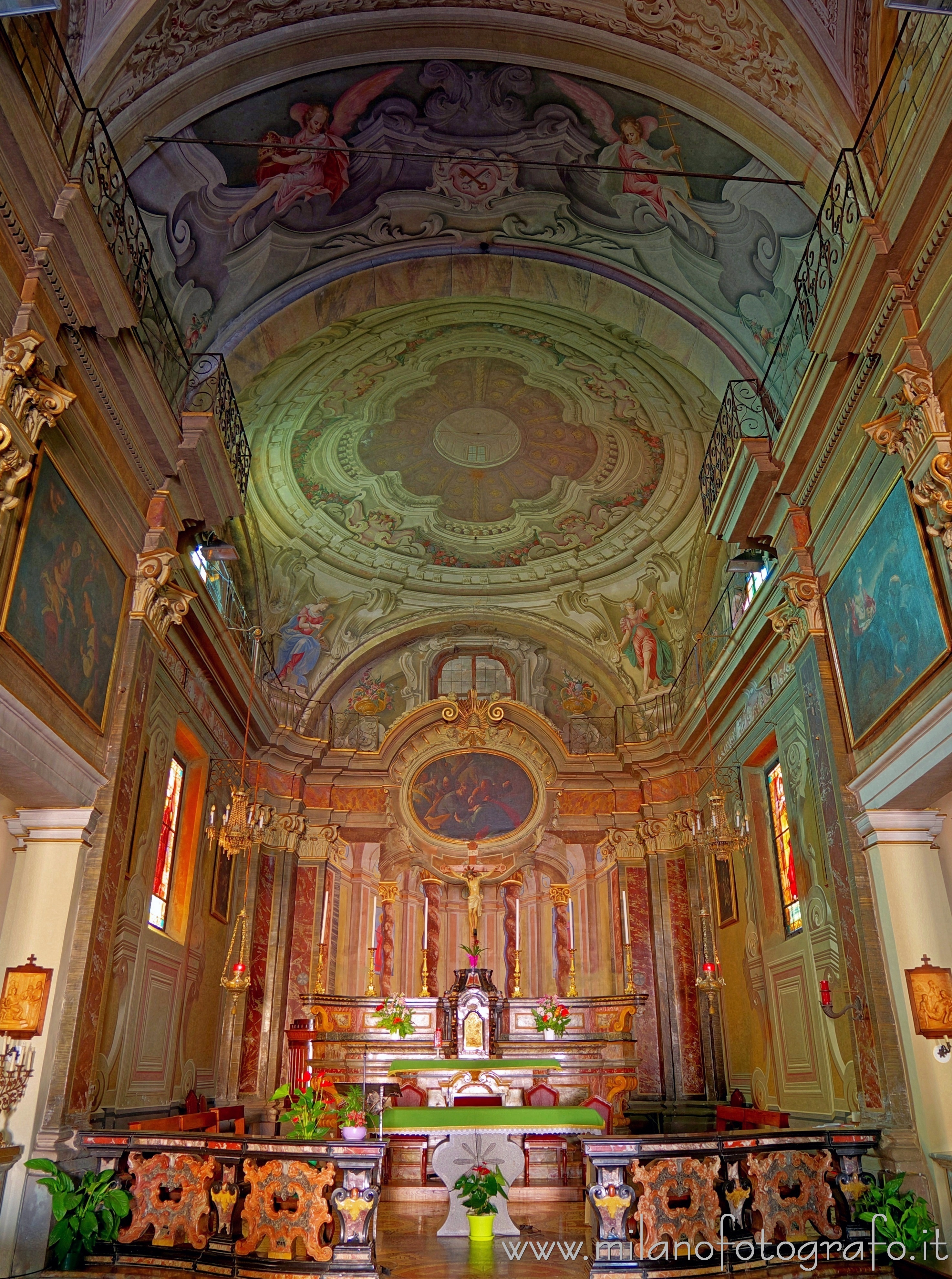 Candelo (Biella, Italy) - Apse of the Church of San Pietro